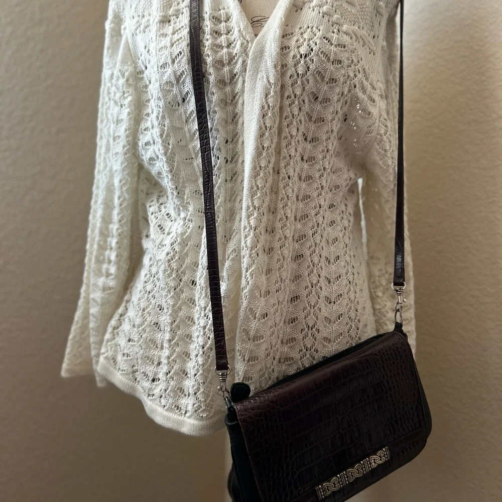 Black and Brown Brighton Crossbody - Picture 2 of 5
